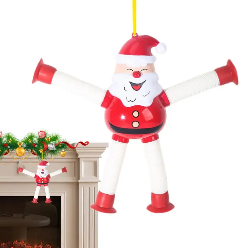 Детский орнамент на присоске сенсорный сильфон украшение Санта-Клауса снеговика