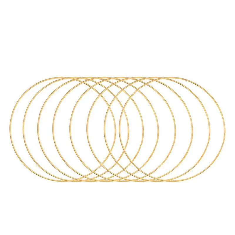 Металлическое кольцо «Ловец снов» 10 шт. 10/15/20/30 см, кольца «сделай сам», круги, круглые деревянные ветряные музыкальные кольца для улицы, «сделай сам», ручная работа