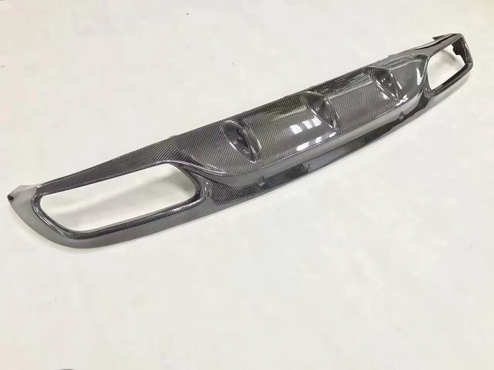 Задний бампер из углеродного волокна диффузор для губ украшение автомобиля Mercedes