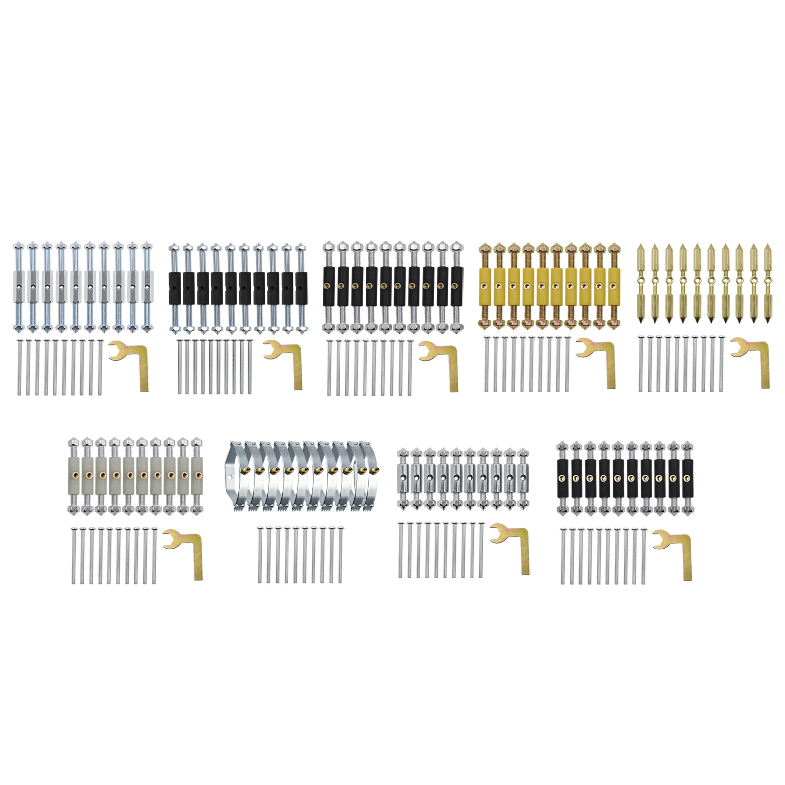 Комплект опорных штангов для винтов устойчивый к ржавчине гаечный ключ