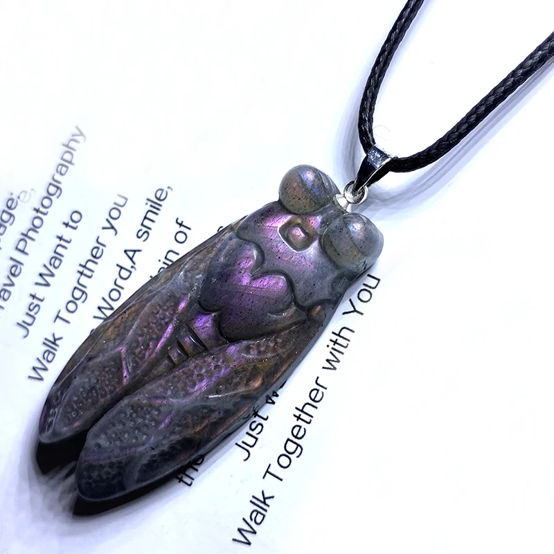 Кулон из серебра 925 с лабрадоритом