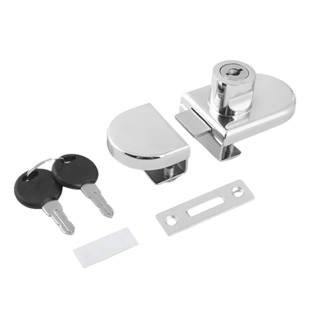 

Двухдверный замок из цинкового сплава, замок для стеклянной двери шкафа, сотового телефона, со счетчиком, без сверления, для мебели толщиной...