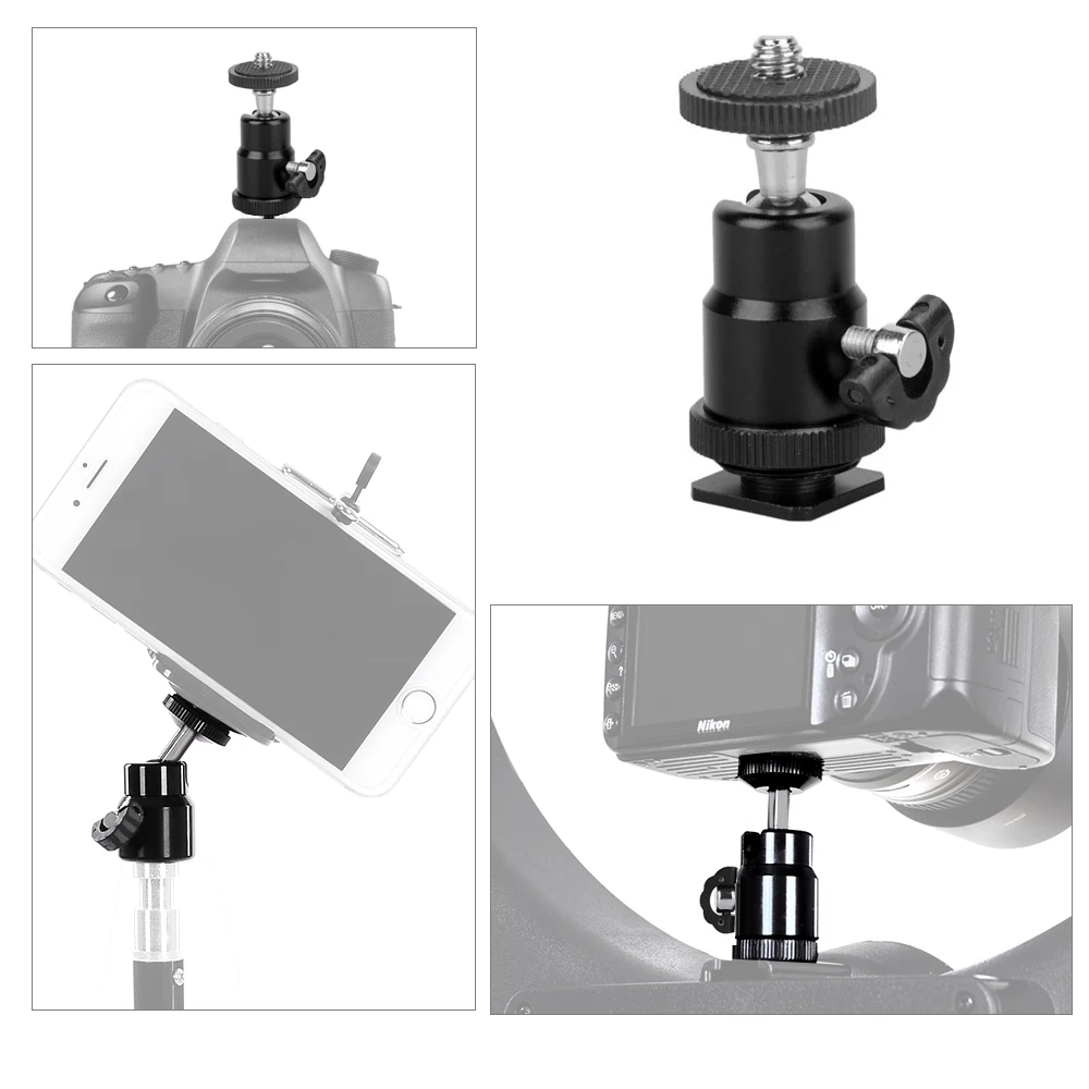 2 шт. для штатива светодиодный меры светодиодсветильник вспышка штатив кронштейн