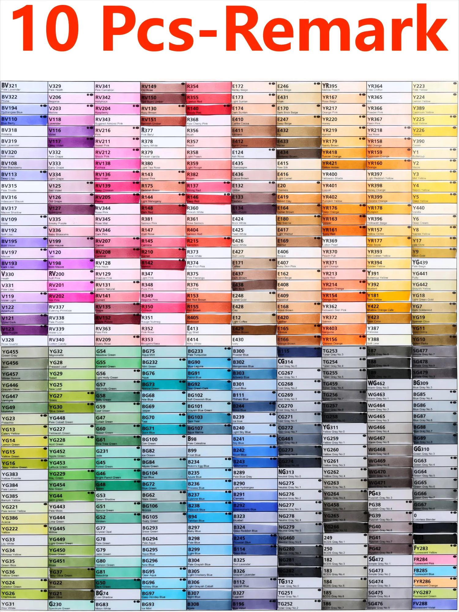 

Finecolour жидкие чернила для маркеров 480 цветов EF900