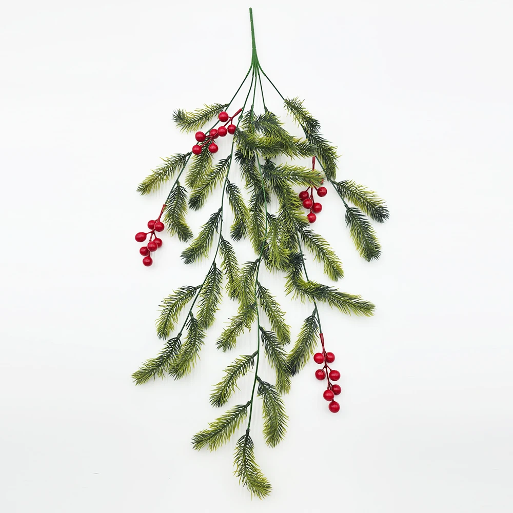 

Искусственная Гирлянда Из Сосновых Веток С Ягодами И Шишками Для Рождественских И Зимних Праздников
