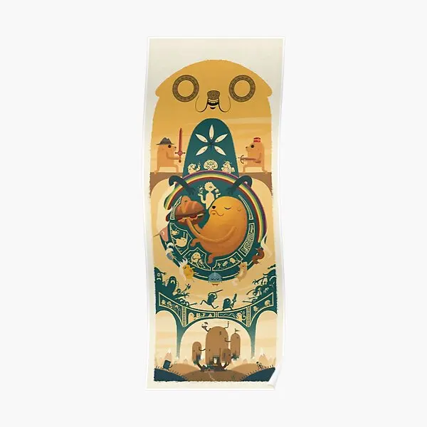 

Jake The Dog Poster Art Home Funny Room Decoration Decor Print Painting Wall Modern Mural Vintage Picture No Frame