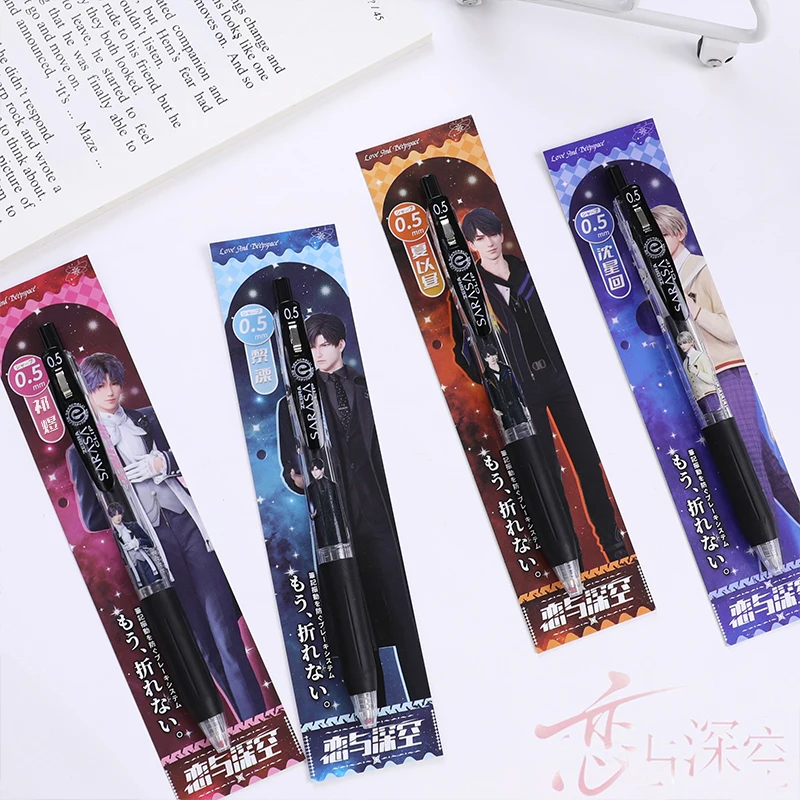 Аниме Love and Deepspace Rafayel Zayne Xavier Sylus Caleb Косплей Студенческий экзамен Пресс 0 5 мм