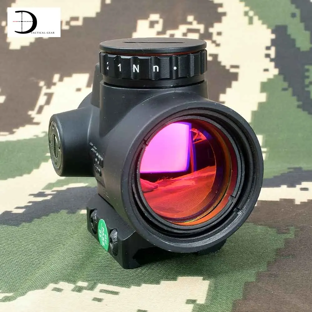 

Tactical 1X25 MRO Reflex-Style 2.0 MOA Adjustable Red Dot Sight scope rail mount fit picatinny rail -Black
