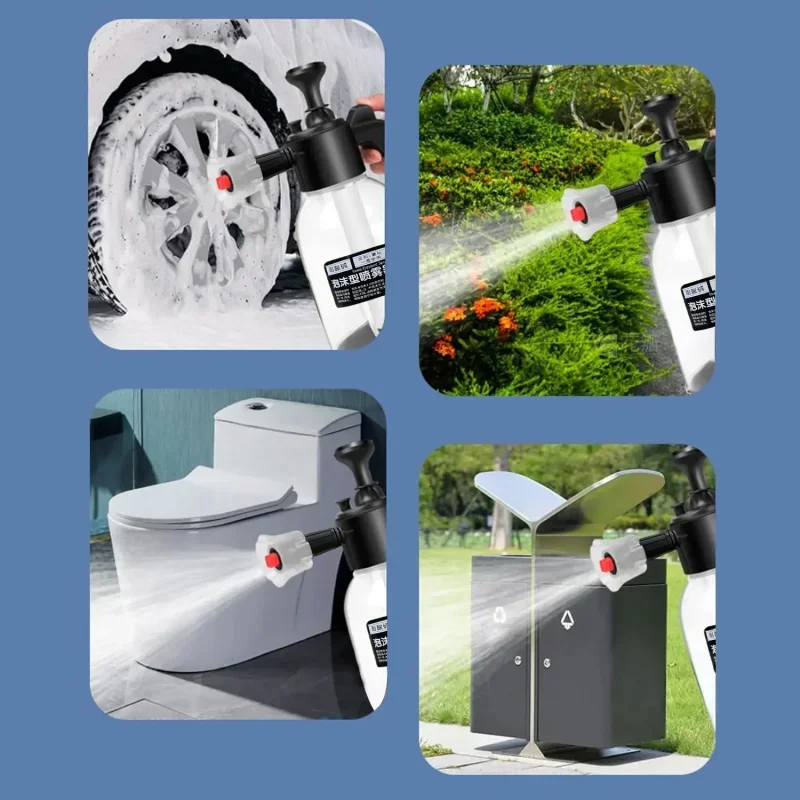 Пластиковая емкость для воды ручной пенораспылитель мойки автомобилей 2 л