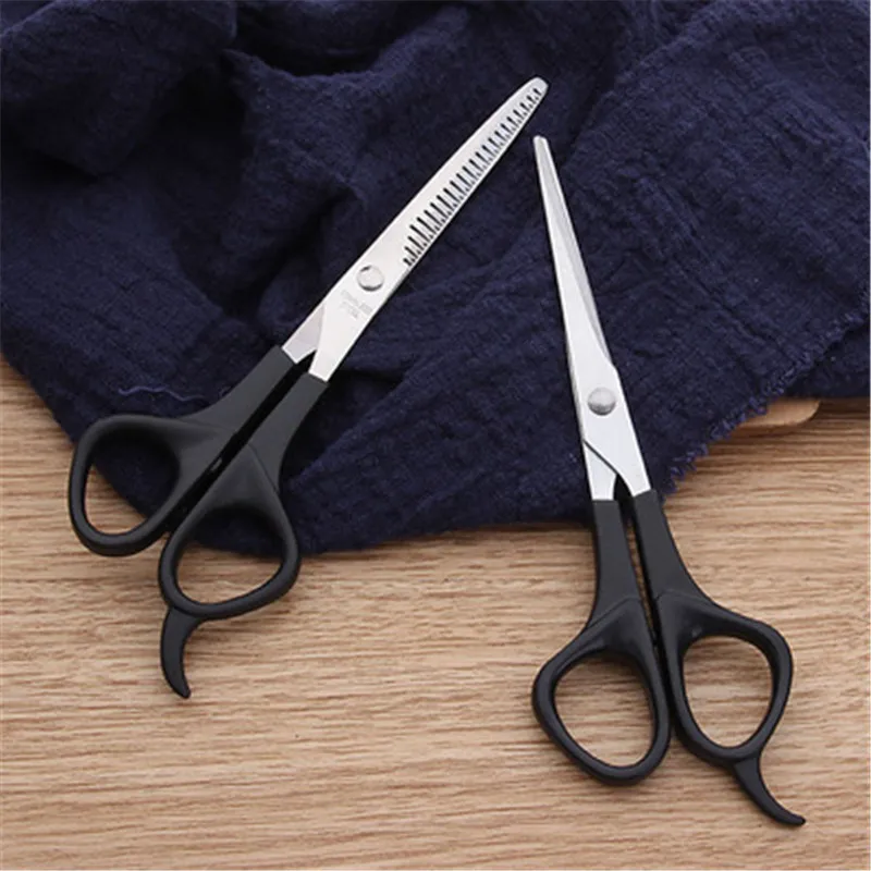 

2 Pcs/lot Professional Bangs Hair Cutting Tool Scissors Hairstyle Typing Trim Styling