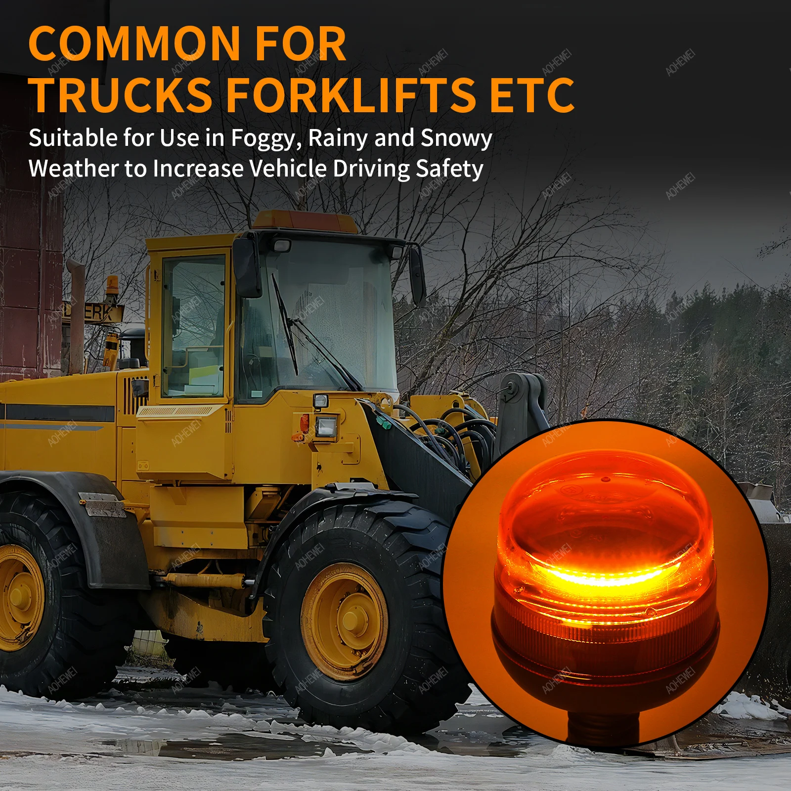 AOHEWEI 42 светодиодный 12 В/24 В аварийный стробоскопический маяк 10 режимов