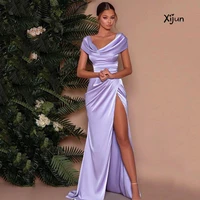 xijun dignified evening dresses simple regular sleeves dubai saudi arabia ruffled women prom gowns mermaid arabic robe de soiree