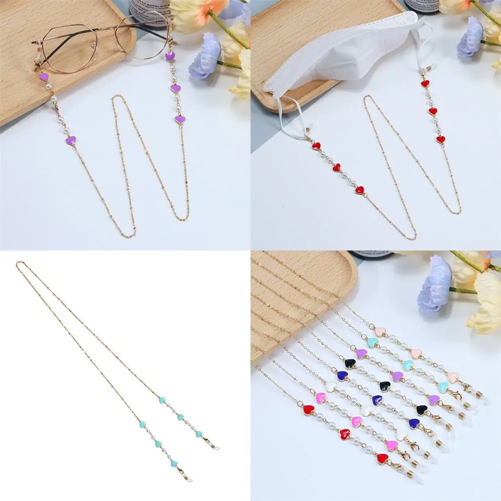 

Love Heart Strap Mask Rope Extender Sunglasses Hangs Necklace Mask Lanyards Glasses Chain