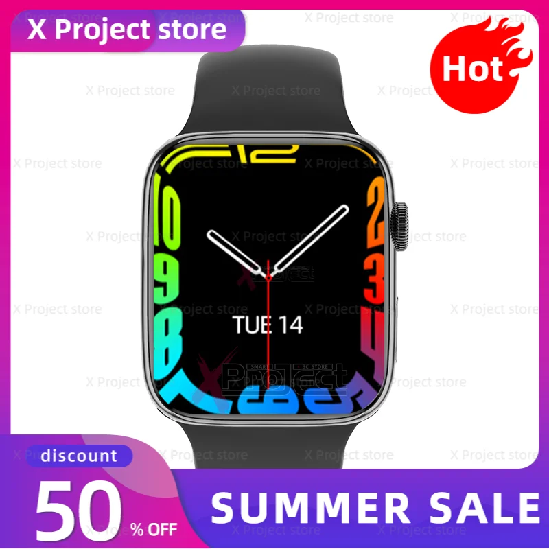 

1.95 Inch Full Touch Smart Watch Men Women DTNO1 7 MAX Smartwatch Sports Monitor 2022 New Wireless Charging Watches For Xiaomi