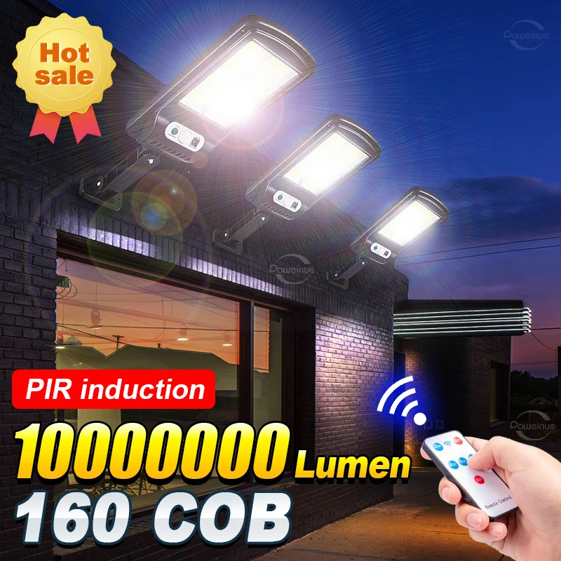 Супермощная фотолампа внешняя 3 режима водонепроницаемая для сада улицы с