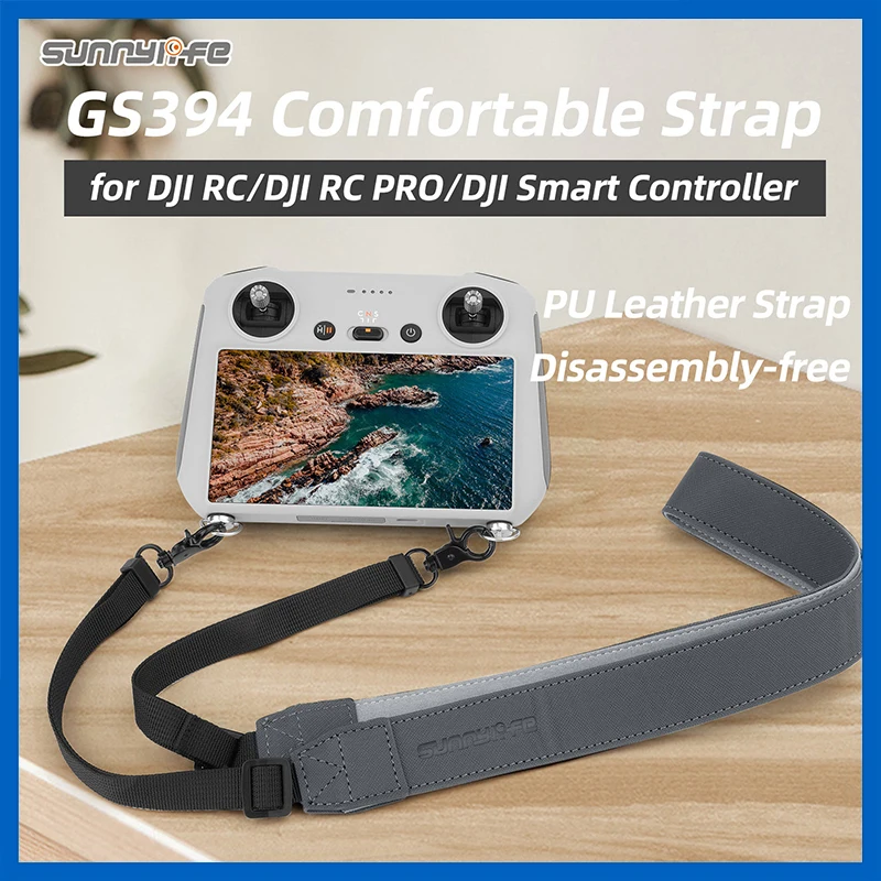 

Sunnylife Controller Hanger Strap Shoulder Belt Lanyard Disassembly-free Hook for Mini 3 Pro DJI RC/ RC PRO/ Smart Controller