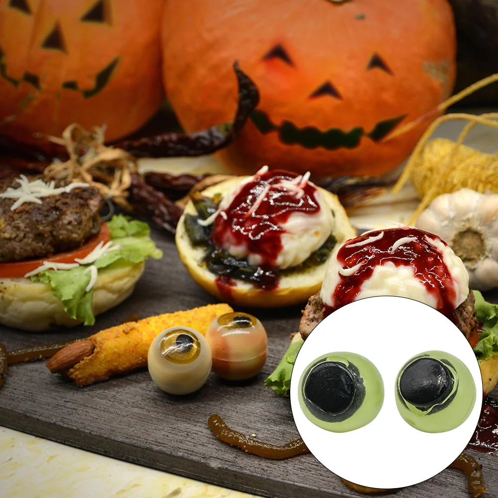 

24 Pcs Halloween Luminous Eyeballs Simulation Toys High Elasticity Trp Accessories Prom Props
