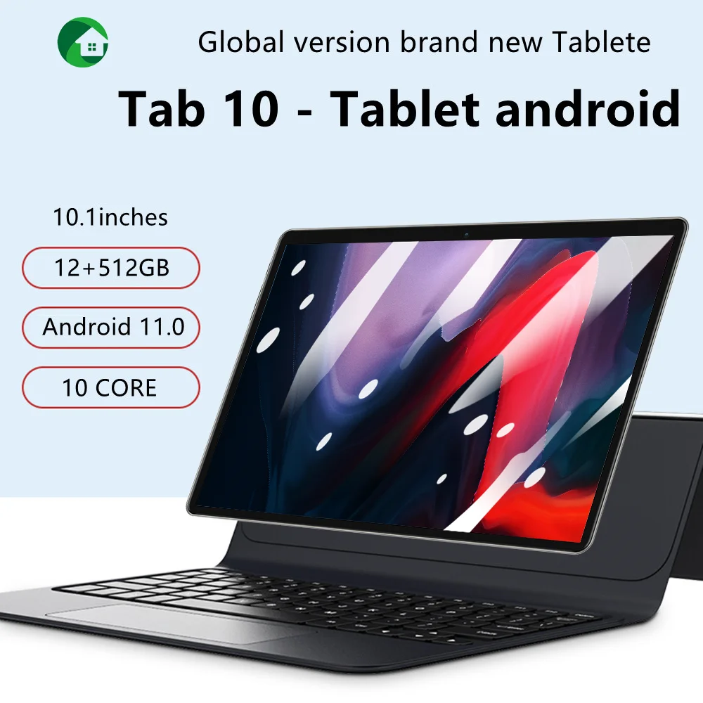 

Brand New Tab 10 Tablet PC 12GB RAM 512GB ROM Tablete 10 Inch Digital Tablets 10 Core GPS Dua1 Sim Calling Tablette 4G/5G Tablet
