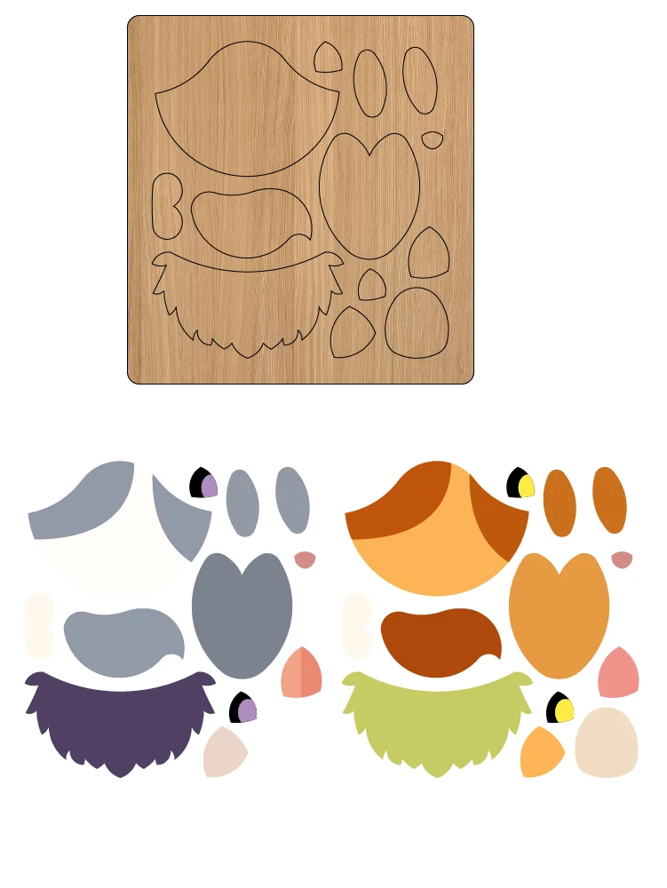 SCS222 кошка автомобильный телефон инструмент деревянный режущий нож штамп