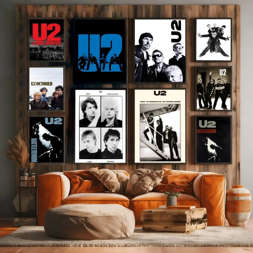 Фото Lrish рок-гурт U2 постер холст HD постер настенное искусство интерьер прихожая украшение дома праздничные подарки №1