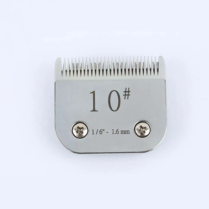

professional pet clipper replacement blade 10#(1.6mm) steel and ceramic fit andis oster laube conair wahl grooming