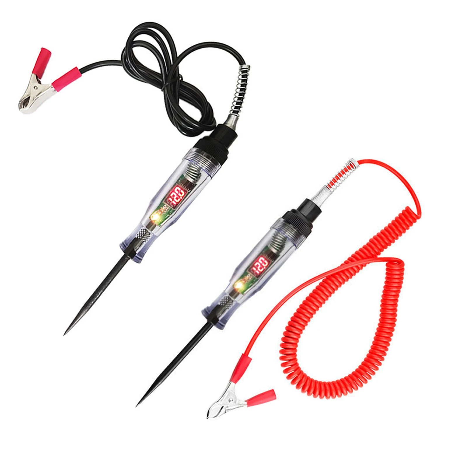 

6-24V Durable Automotive Electric Circuit Tester Digital Light Probe Test Pen Car Truck Voltage Circuit Tester Car Accessories