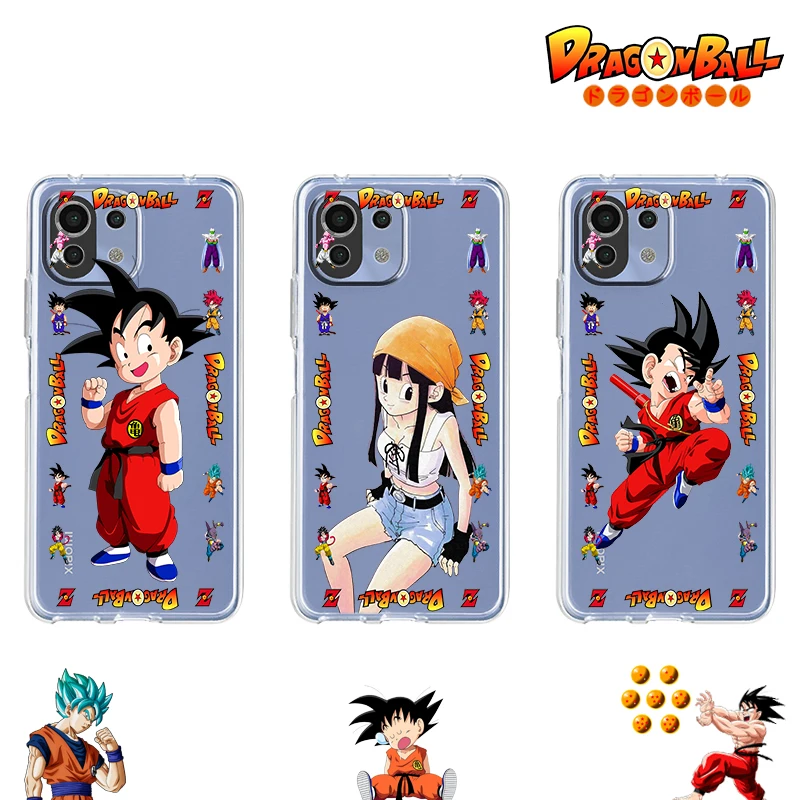 

Anime Dragon Ball DBZ For Xiaomi 11 11T 10T 9T Note 10 Ultra Pro Lite 5G Silicone Soft Transparent Phone Case Cover Coque Capa