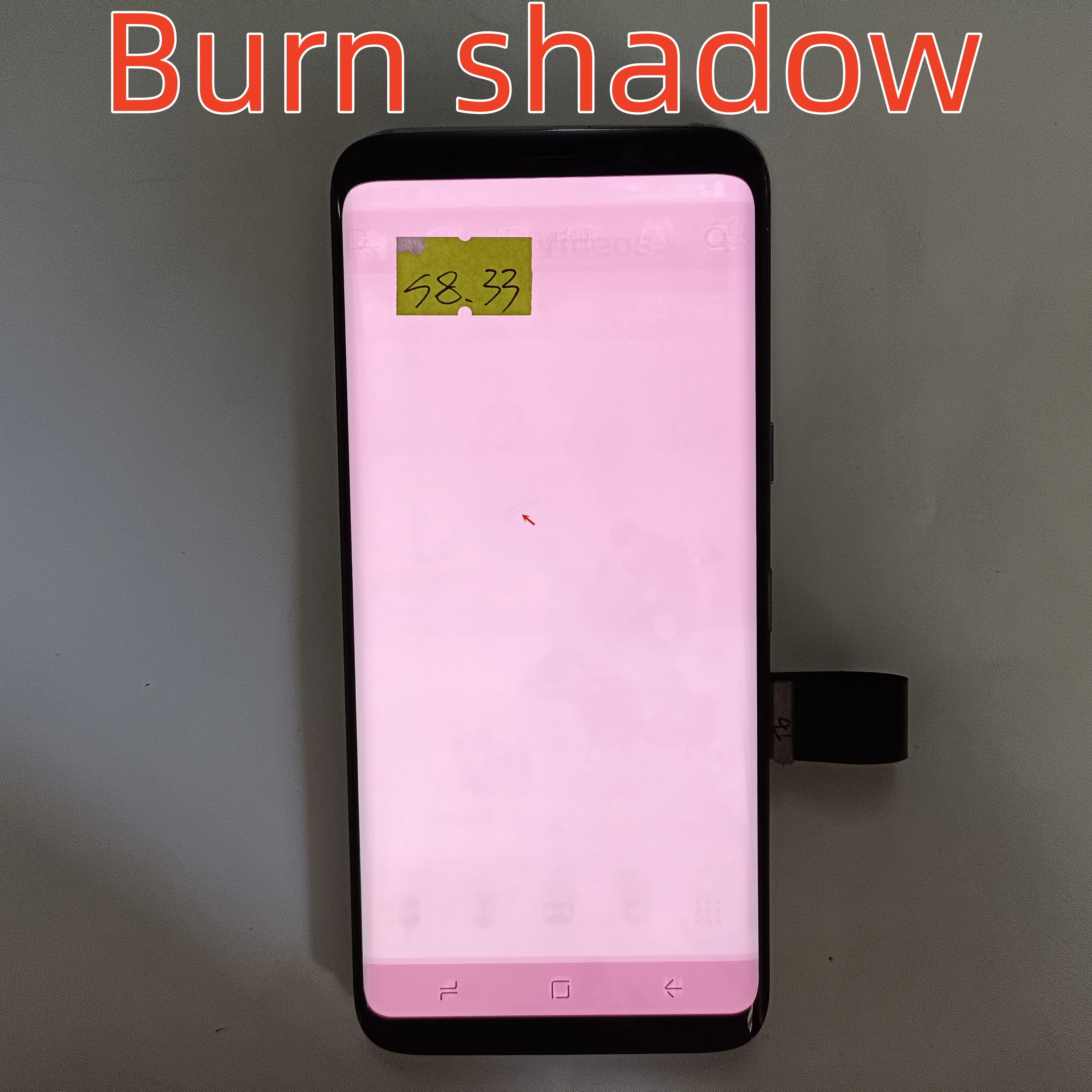 100% Original Amoled Display With Frame For Samsung Galaxy S8 G950F G950A G950U LCD Touch Screen Repair Parts With burn shadow images - 6