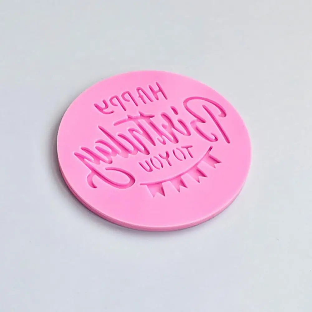 

Fondant Mold Labor-saving Easy-to-Clean Party DIY Acrylic Chocolate Mold Concave-Convex Surface Biscuit Mold Bakery Tool