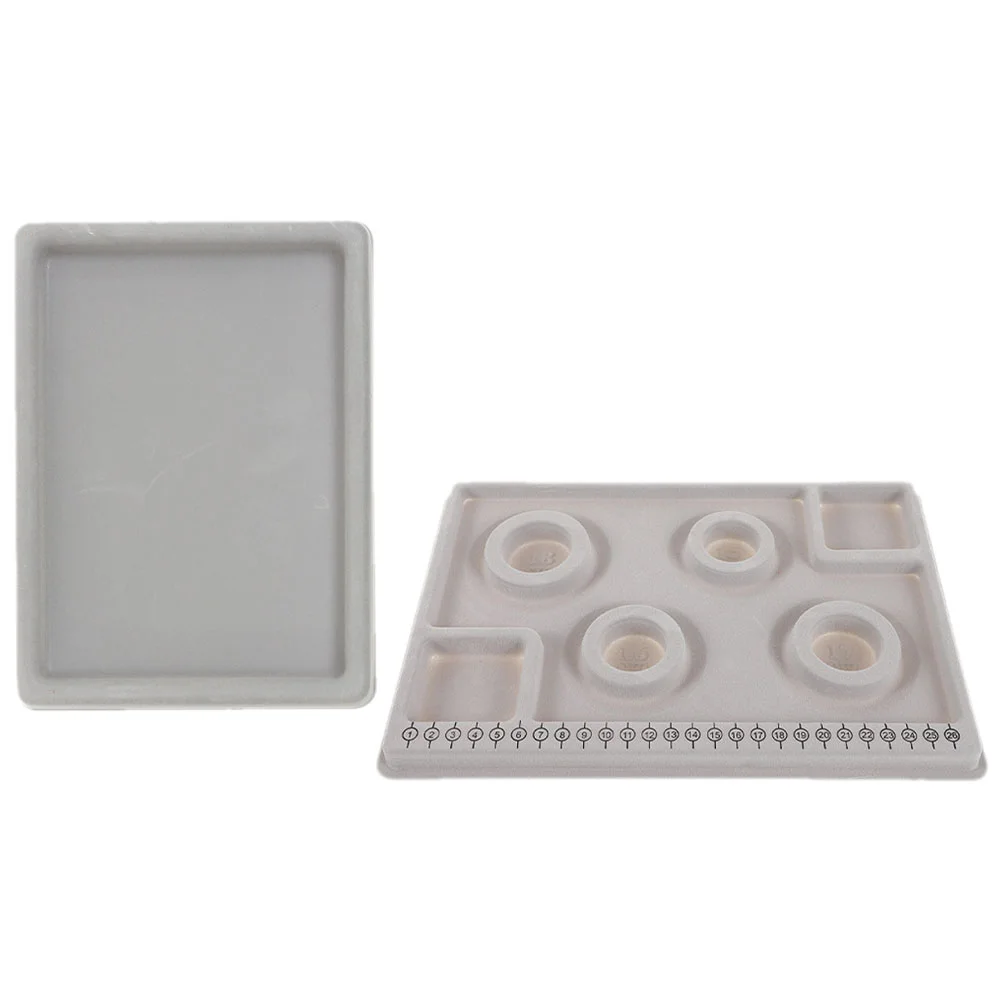 

2Pcs DIY Jewelry Beading Board Bead Design Board for Creating Bracelets Jewelry Bead Tray