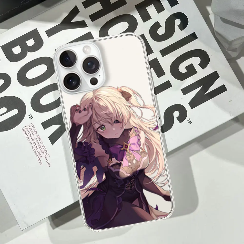 Phone Case For Samsung A04 05S 555G 23 24 PLUS S22 ULTRA F-Fischl Game Von L-Luftschloss N-Narfidort Transparent