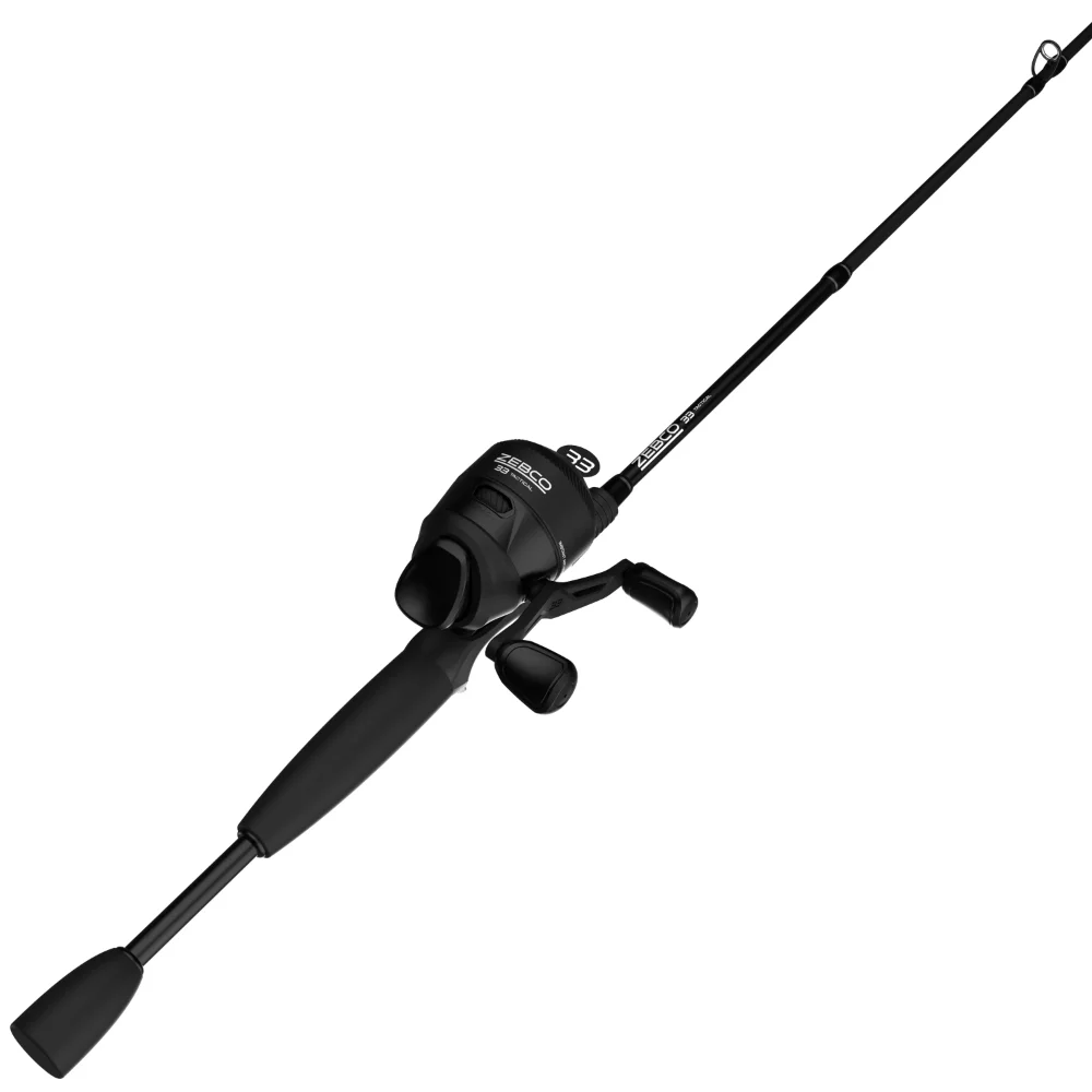 33 Tactical Spincast Reel and Fishing Rod Combo，6-foot, 2-