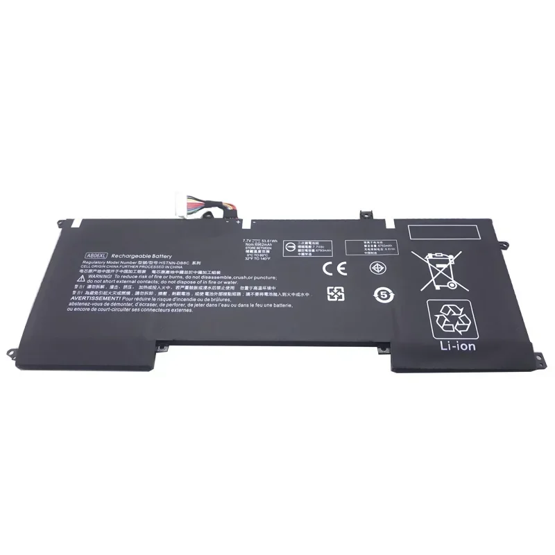 2024 Новый аккумулятор AB06XL для Hp ENVY 13-AD019TU AD020TU AD106TU AD108TU HSTNN-DB8C 921408 -2C1 921438 -855