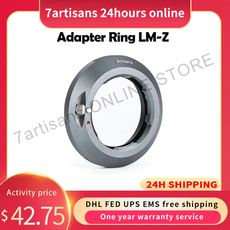 

7artisans Lens Adapter Ring LM-Z For Leica M Lens to Nikon Z-Mount Z5 Z6 Z7 Z50 ZFC Z6II Z7II Camera Lens Adapter