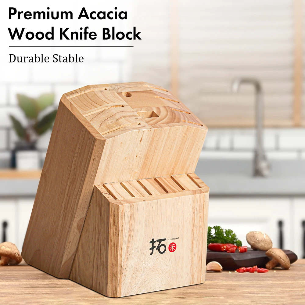 

Подставка для ножей TURWHO из акации