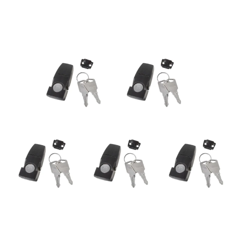 Металлическая защелка шкафа с черным покрытием для защелки DK604 тумблер