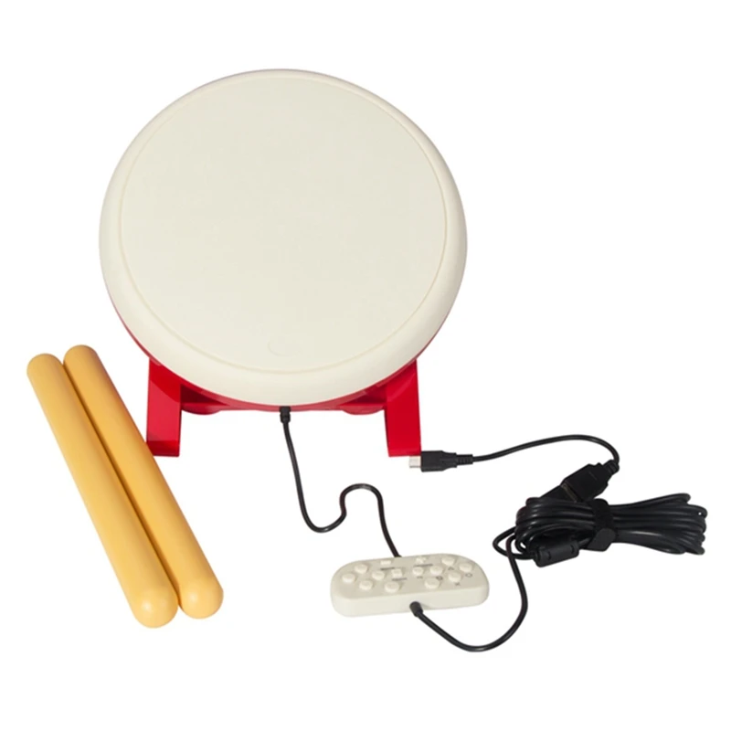 

4 in 1 Taiko Drum Accessory Video Game Player Controller Assitant Console for Nintendo Switch