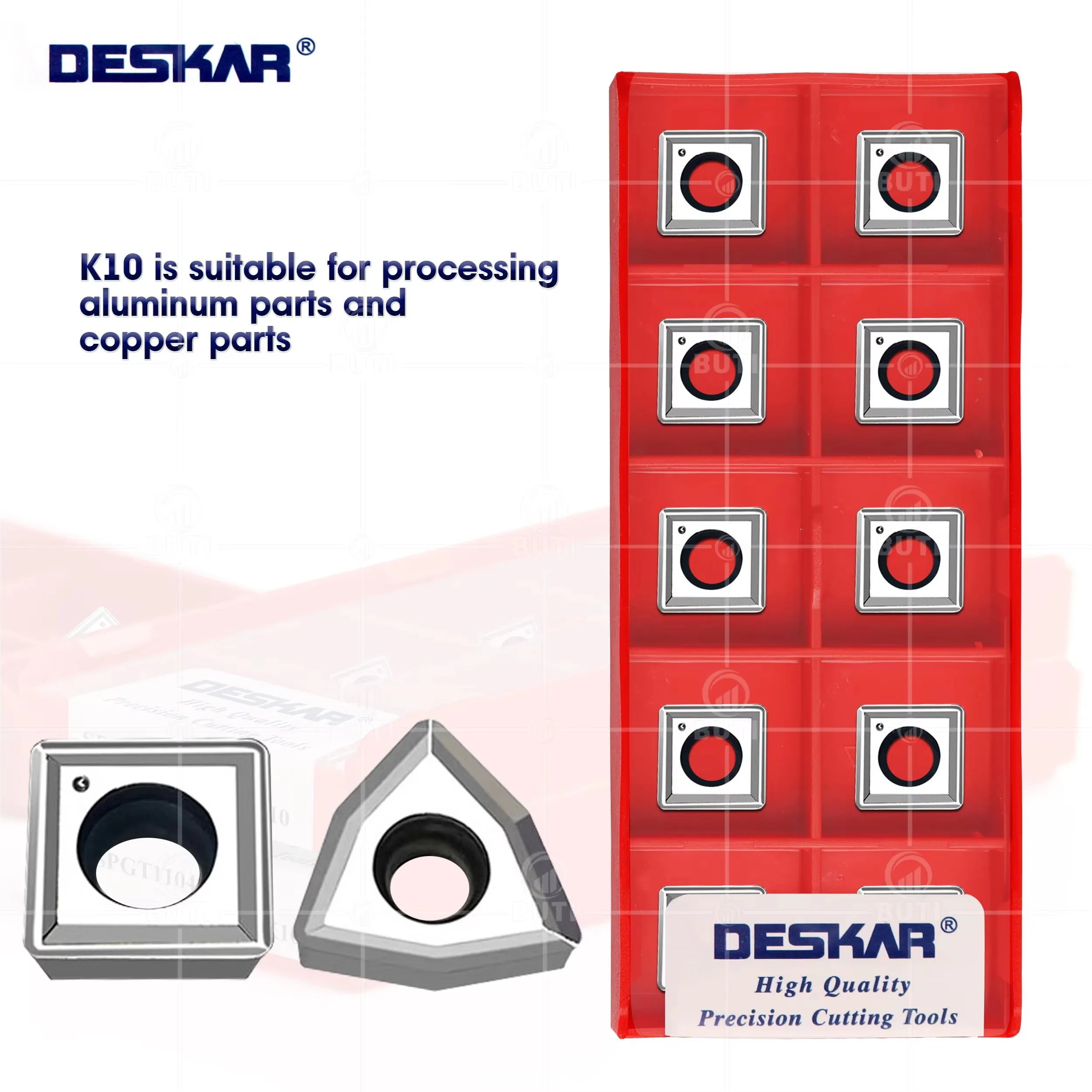 

DESKAR 100% оригинал SPGT060204 SPGT07T308 SPGT090408 SPGT110408 SPGT140512 WCGT080412 AL K10 U сверлильное лезвие из твердого сплава