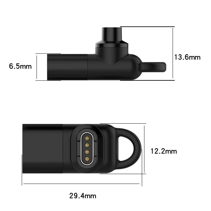 USB C к 4-контактному разъему для зарядки адаптер Micro Forerunner 45/45S/245 Быстрая и