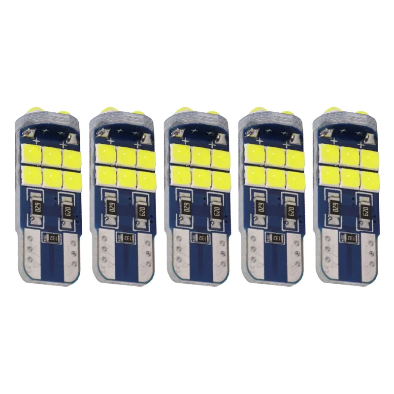 

Width LED Headlight Bulb 5pcs Car Backup Reverse LED Lights Bulbs Car LED Wedge Bulbs Width Lamp Wedge LED Bulb Replacement For