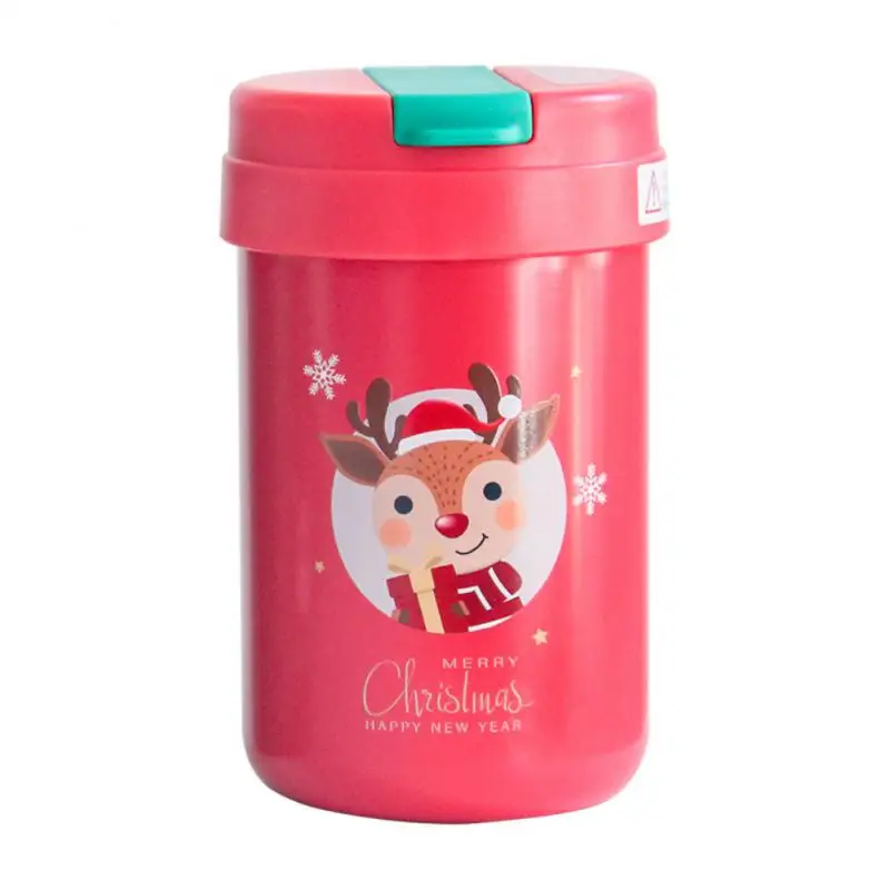 

Water Bottle Stainless Steel Ins Cute Creative Water Cup Simple Portable Large-capacity Thermos Cup Christmas 30*15*22cm