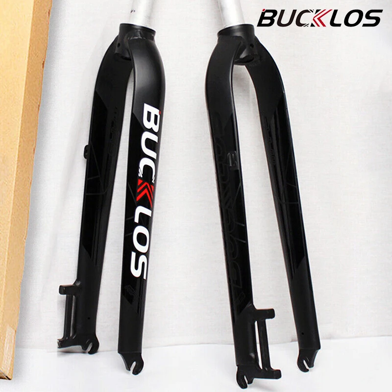 Fork Rigid Aluminum Alloy Fork Mountain Bike Straight Tube 1 1/8 Front Fork Bike Part