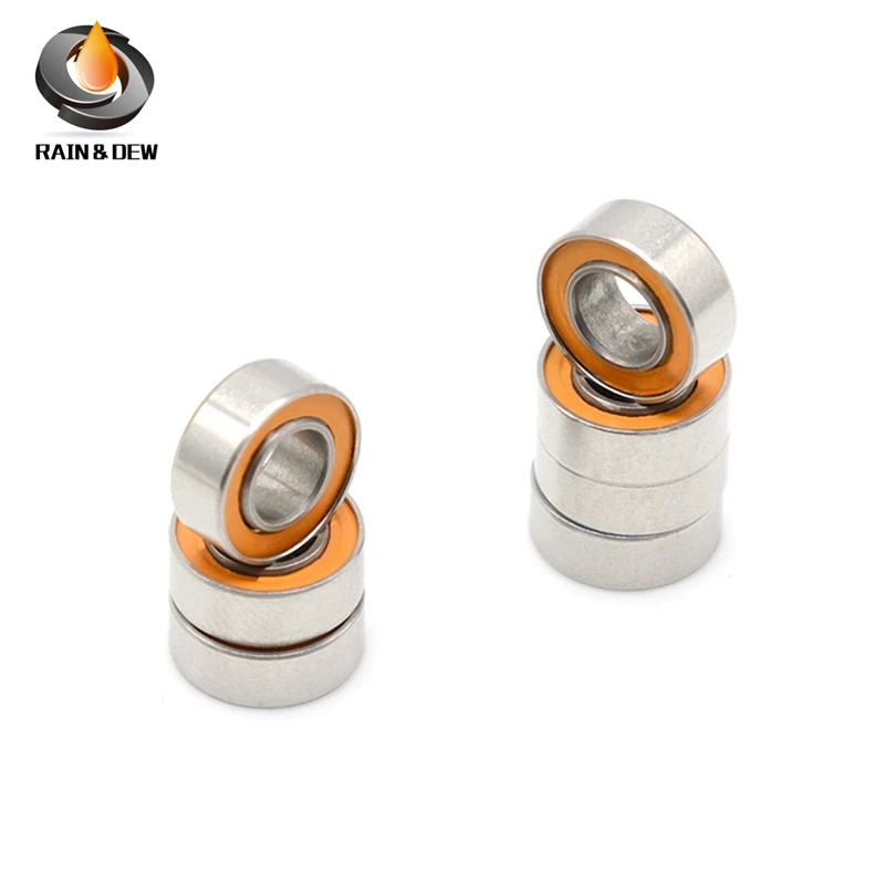 Гибридный керамический шарикоподшипник из нержавеющей стали SMR84RS CB 4x8x3 мм ABEC-7 1