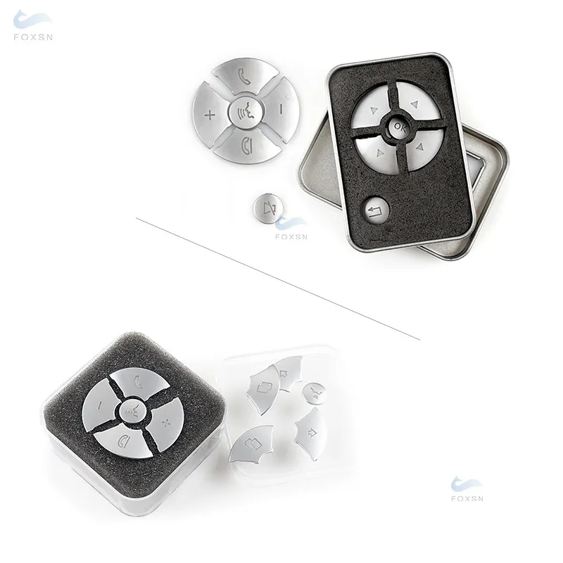 ABS Chrome для Mercedes Benz E C S GLK R ML GL CLS SLK Class W204 W212 Стайлинг автомобиля Наклейки на кнопки