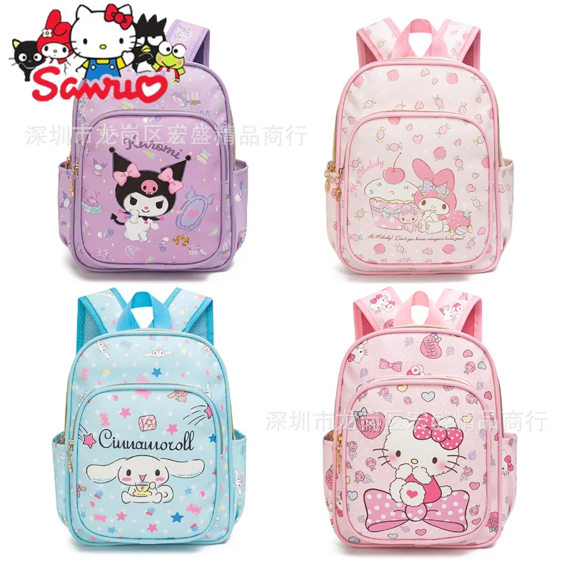 

Sanrio Melody Kuromi Hello Kitty Cinnamoroll почтовый мультяшный захват машина легкий детский рюкзак для детского сада школьная сумка