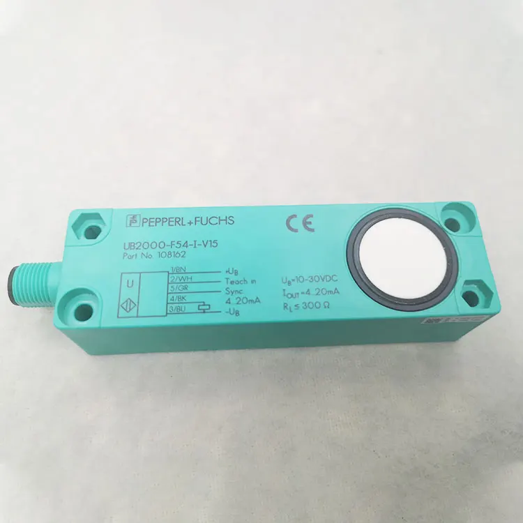 

Germany P+F Pepperl+Fuchs UB2000-F54-I-V15 proximity switch sensor UB2000-F54-I-V15 high-precision ultrasonic ranging sensor new