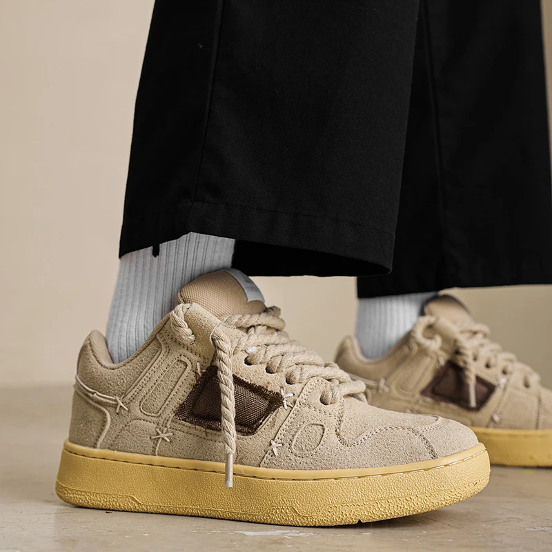 New Men Skateboarding Shoes Women Designer Sneakers Women Original Skate Shoes Leather Retro Parkour Sports Shoes Male Footwear