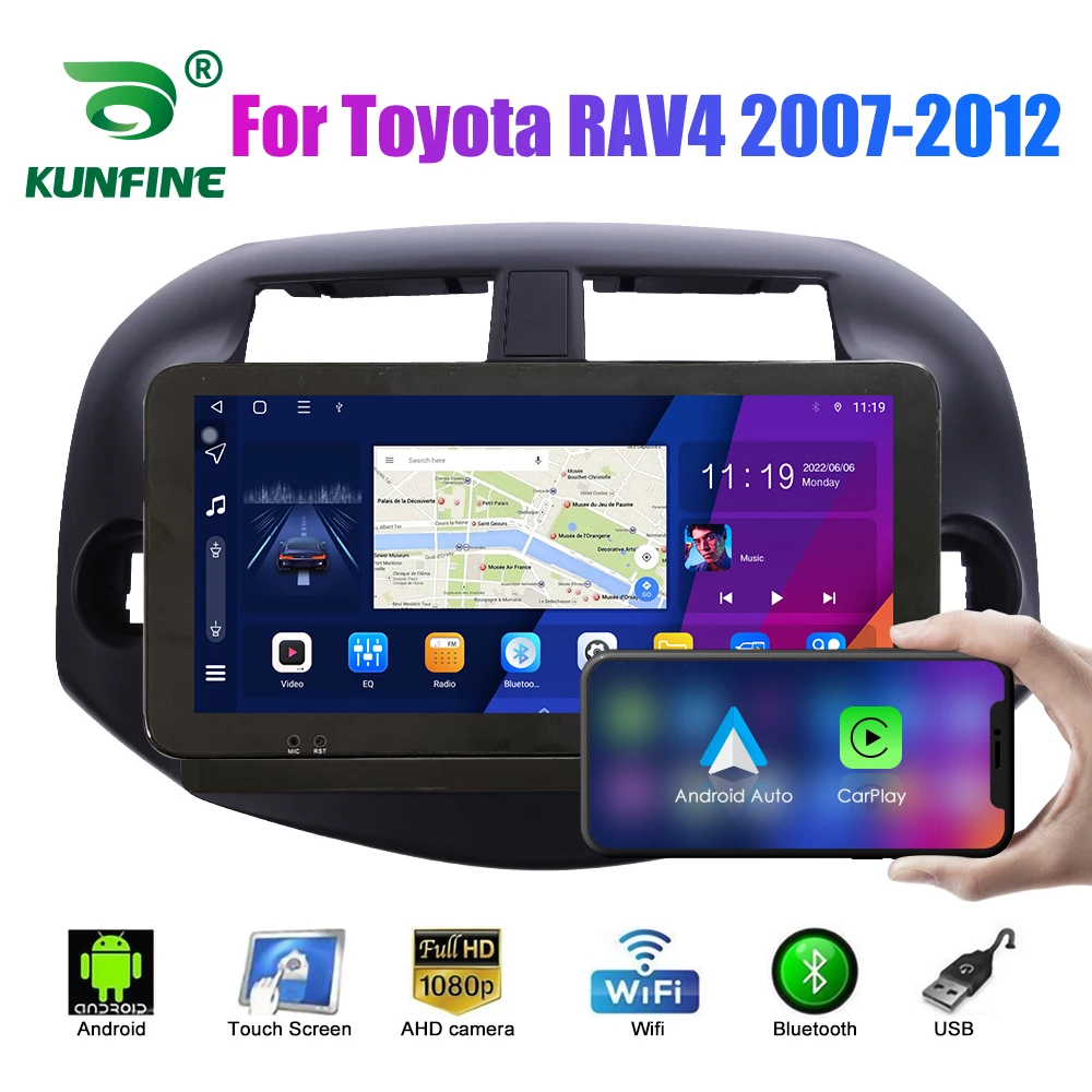 

10.33 Inch Car Radio For Toyota RAV4 2007-2012 2Din Android Octa Core Car Stereo DVD GPS Navigation Player QLED Screen Carplay