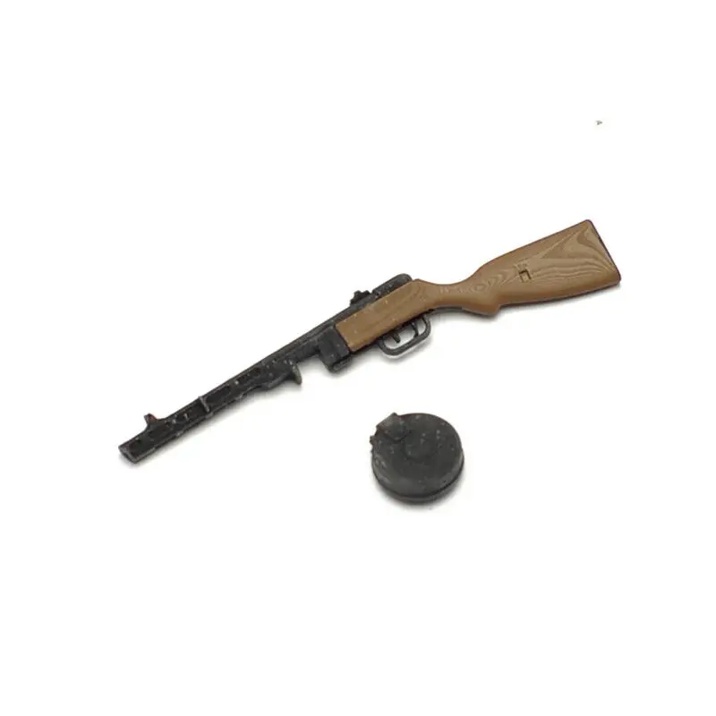 

1/12 Scale Soldier Props Accessories PPSh41 Model for 6“ Figure Doll