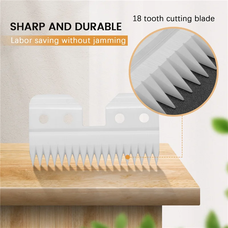 Сменная керамическая машинка для стрижки домашних животных с 18 зубьями